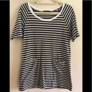 Olive Olivia Purple/Cream Shirt